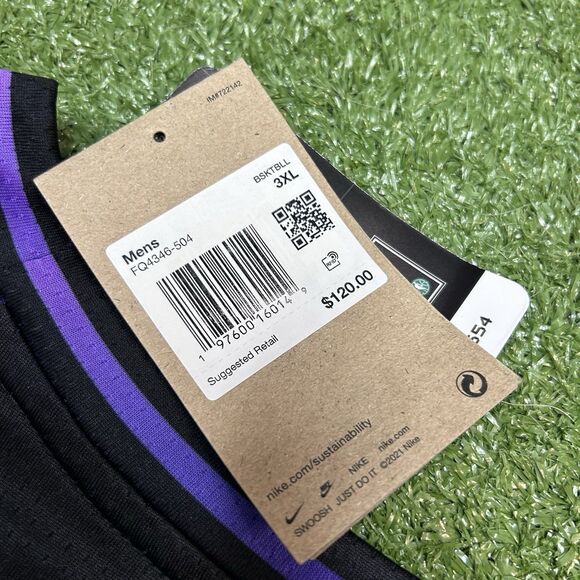 Nike Los Angeles Lakers LeBron James City Edition Swingman Jersey Men’s 3XL NWT - Picture 6 of 9